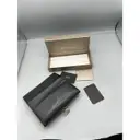 Leather wallet Bvlgari