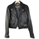 Leather jacket Cacharel