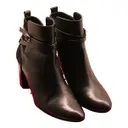 Leather ankle boots Carolina Herrera