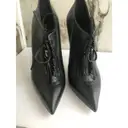 Leather ankle boots Casadei
