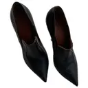 Leather heels Celine