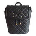 Leather backpack Chanel