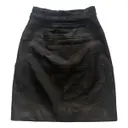 Leather mini skirt Chanel