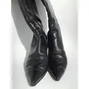 Leather boots Charles Jourdan - Vintage
