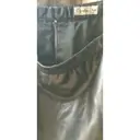 Leather mid-length skirt Christian Dior