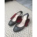 Leather heels Christian Louboutin - Vintage