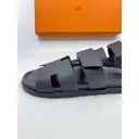 Chypre leather sandals Hermès