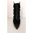Cinzia Araia Black Leather Ankle boots for sale