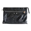 City leather clutch bag Balenciaga