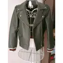 Buy Claudie Pierlot Leather biker jacket online