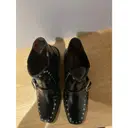 Leather western boots Coach