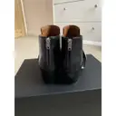 Leather cowboy boots Coach