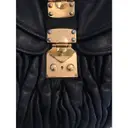 Coffer leather crossbody bag Miu Miu