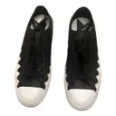 Leather trainers Converse