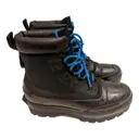 Leather ankle boots Converse x Ambush
