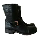 Leather biker boots Cycle