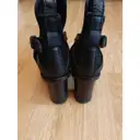 Cypress leather buckled boots Acne Studios