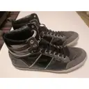 Leather high trainers D.A.T.E