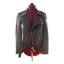Leather biker jacket Deadwood