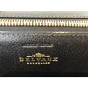 Leather clutch bag Delvaux - Vintage