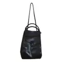 Leather handbag Delvaux