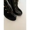 Leather lace up boots D&G