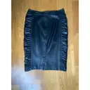 Buy D&G Leather mid-length skirt online