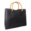 Diana Bamboo leather tote Gucci - Vintage