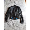 Leather biker jacket Diesel