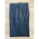 Buy Diesel Leather mid-length skirt online