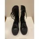 Leather lace up boots Dior