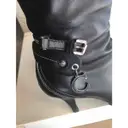 Leather boots Dior