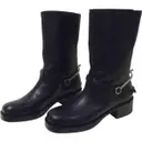 Diorider leather riding boots Dior