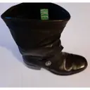 Leather ankle boots Bikkembergs - Vintage