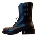 Leather boots Bikkembergs