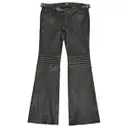 Leather large pants Dodo Bar Or