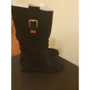Leather biker boots Dolce & Gabbana