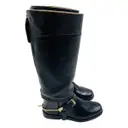 Leather boots Dolce & Gabbana - Vintage