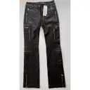 Buy Dolce & Gabbana Leather straight pants online