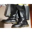 Leather biker boots Dr. Martens