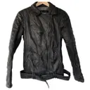 Leather biker jacket Drome