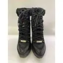 Leather lace up boots Dsquared2