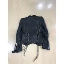 Leather biker jacket Dsquared2 - Vintage