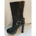 Dsquared2 Leather biker boots for sale