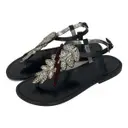 Leather sandals Dsquared2