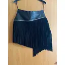 Buy Dsquared2 Leather mini skirt online