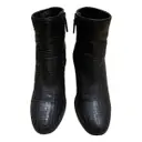 Leather western boots Dune