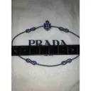 Elektra leather clutch bag Prada