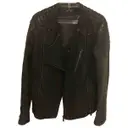 Leather short vest Eleven Paris
