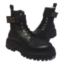 Leather ankle boots Elisabetta Franchi